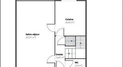 House 4 rooms of 84 m² in Le Mans (72100)