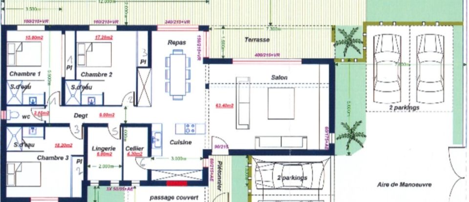 Apartment 4 rooms of 133 m² in Bandol (83150)