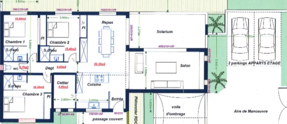 Appartement 4 pièces de 124 m² à Bandol (83150)