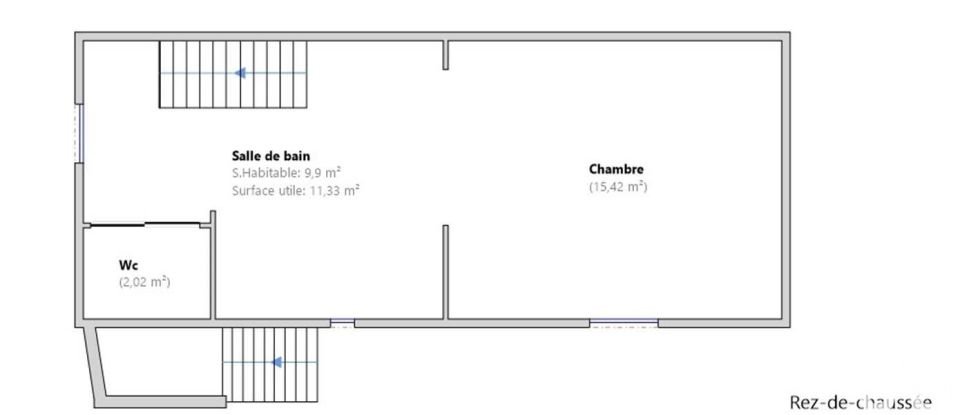Maison de village 2 pièces de 47 m² à Saint-Ilpize (43380)