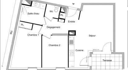 Appartement 3 pièces de 62 m² à Bonneville (74130)