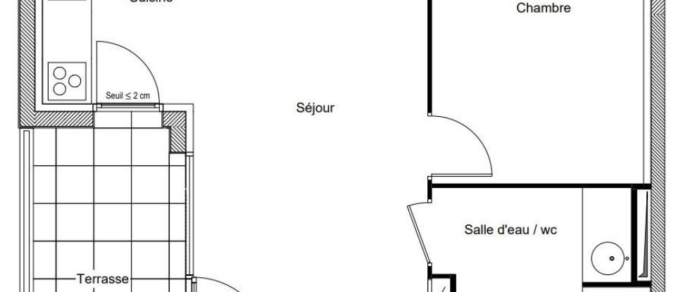 Appartement 2 pièces de 43 m² à Balma (31130)