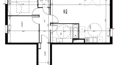 Appartement 3 pièces de 73 m² à Meaux (77100)