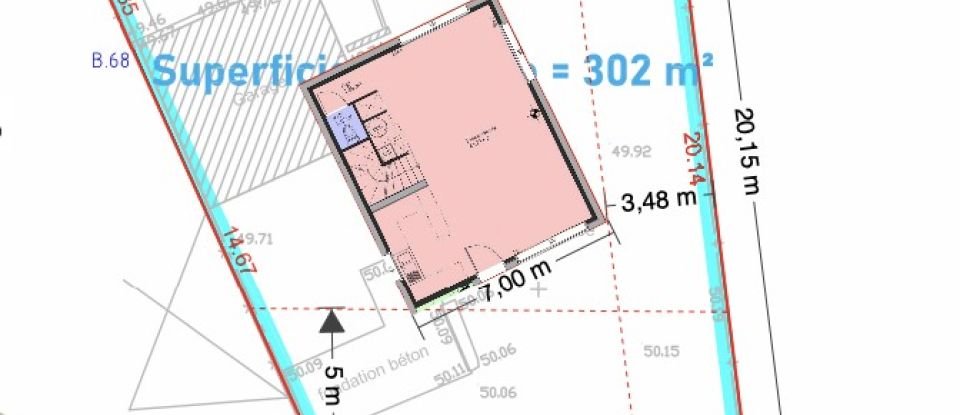 Terrain de 302 m² à Divatte-sur-Loire (44450)