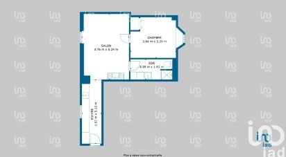 Apartment 2 rooms of 43 m² in Ablis (78660)