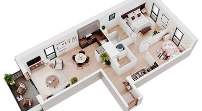 Apartment 2 rooms of 41 m² in Carpiquet (14650)