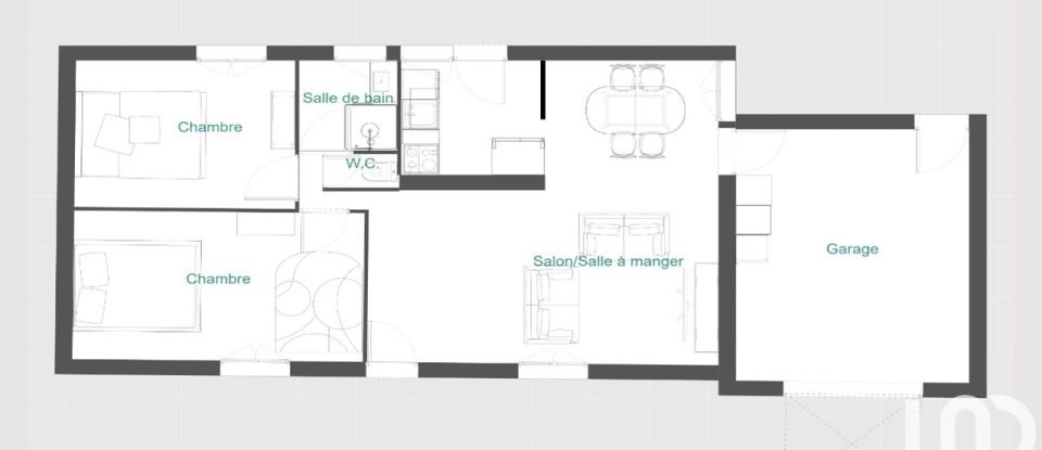 Maison 3 pièces de 72 m² à Lagord (17140)