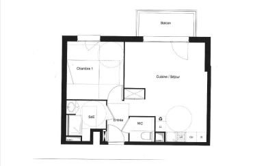 Appartement 2 pièces de 47 m² à Jouy-le-Moutier (95280)