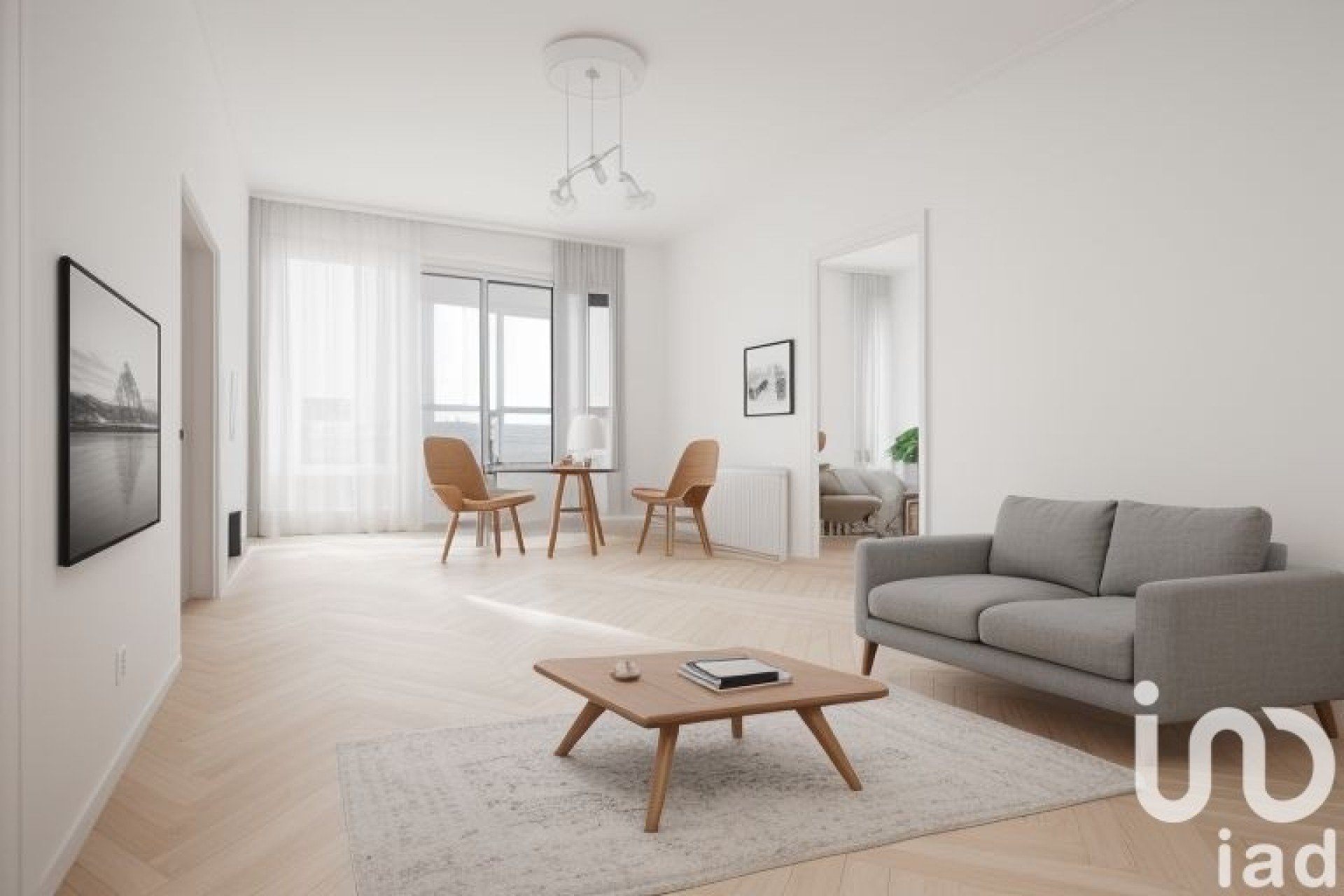Appartement 2 pièce(s) 52 m²à vendre Villeneuve-la-garenne