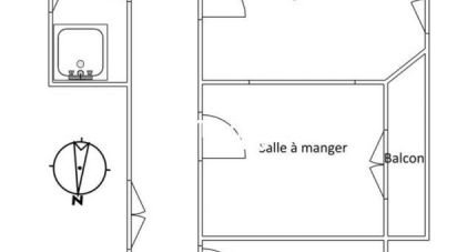 Apartment 4 rooms of 69 m² in Paris (75020)