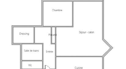 Apartment 3 rooms of 57 m² in Grigny (91350)