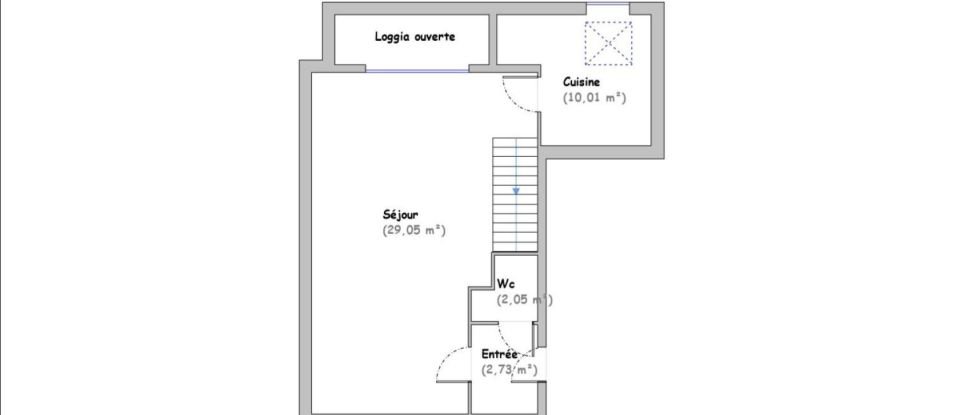 Appartement 3 pièces de 74 m² à Le Mans (72000)