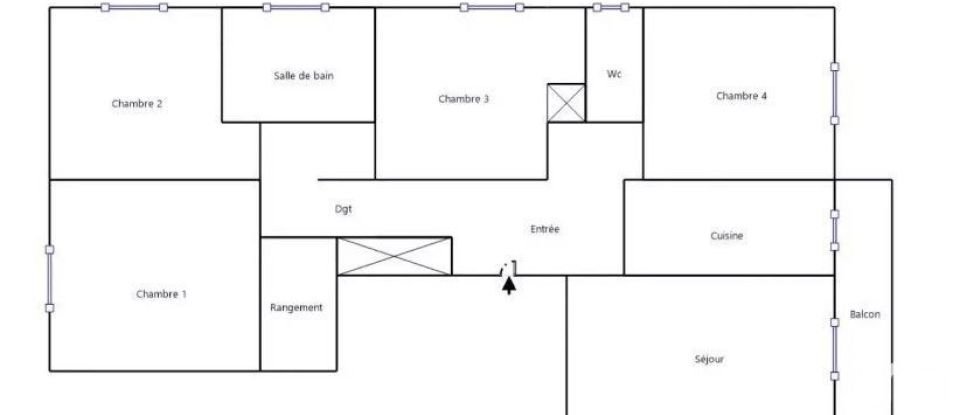 Appartement 4 pièces de 85 m² à Nice (06000)
