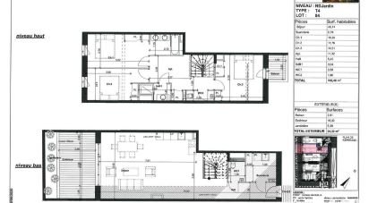 Duplex 4 rooms of 123 m² in Marseille (13008)