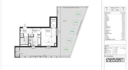 Duplex 5 rooms of 128 m² in Marseille (13009)
