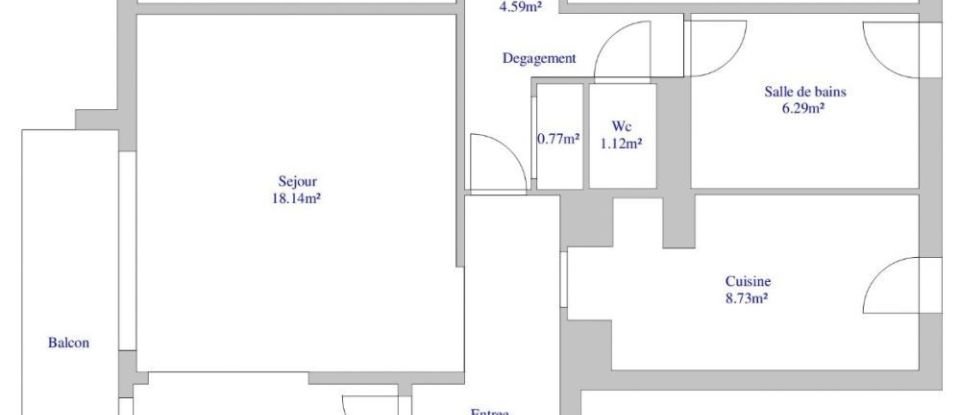 Appartement 4 pièces de 84 m² à Chatou (78400)