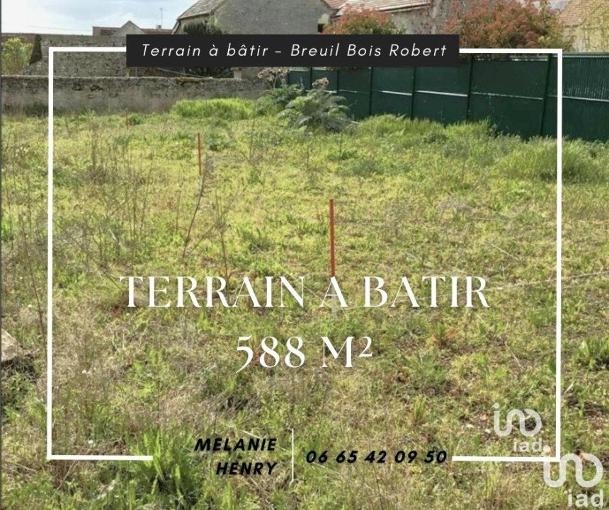 Terrain de 588 m² à Breuil-Bois-Robert (78930)