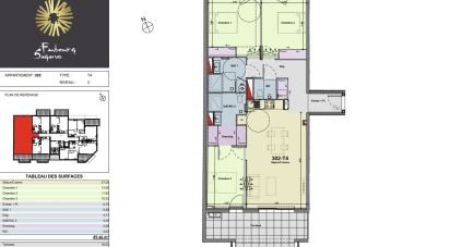 Appartement 4 pièces de 89 m² à Narbonne (11100)