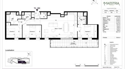 Apartment 4 rooms of 98 m² in Challans (85300)