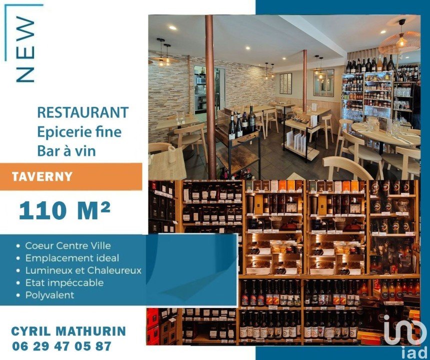 Restaurant of 110 m² in Taverny (95150)