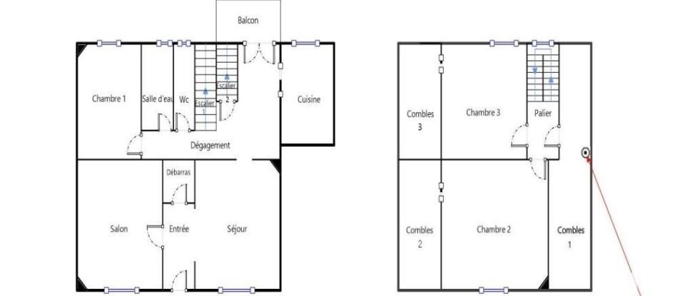 Maison 9 pièces de 160 m² à Civray (86400)
