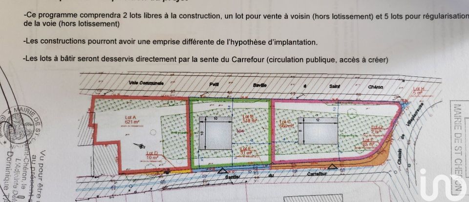 Terrain de 518 m² à Saint-Chéron (91530)