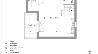 Apartment 4 rooms of 74 m² in Jassans-Riottier (01480)