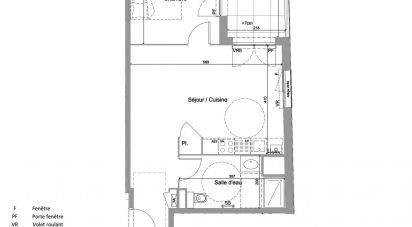 Appartement 2 pièces de 47 m² à Jassans-Riottier (01480)
