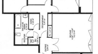 Apartment 4 rooms of 83 m² in Rosny-sous-Bois (93110)