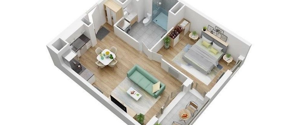 Appartement 2 pièces de 44 m² à Les Clayes-sous-Bois (78340)
