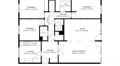 Apartment 5 rooms of 99 m² in Mainvilliers (28300)