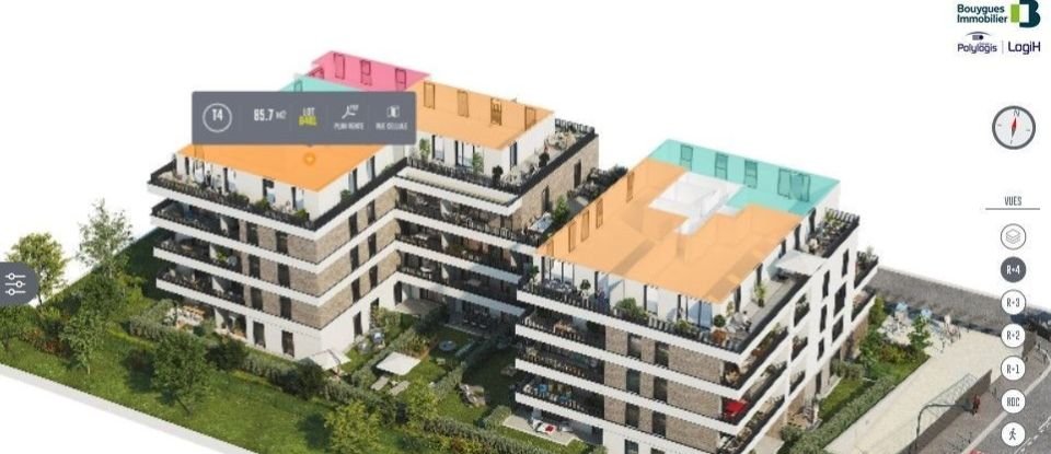 Appartement 4 pièces de 86 m² à Les Clayes-sous-Bois (78340)