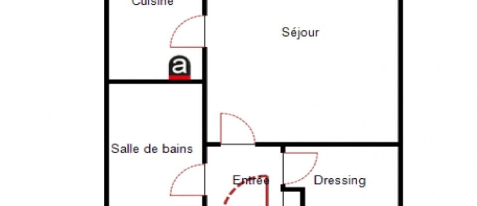 Appartement 1 pièce de 28 m² à Paris (75013)