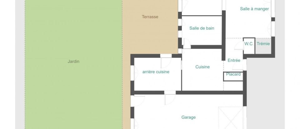 Maison 5 pièces de 85 m² à Courrières (62710)