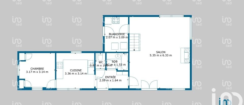 Maison de campagne 5 pièces de 93 m² à Bernay (27300)