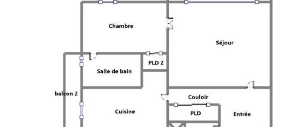 Appartement 3 pièces de 50 m² à Saint-Lô (50000)