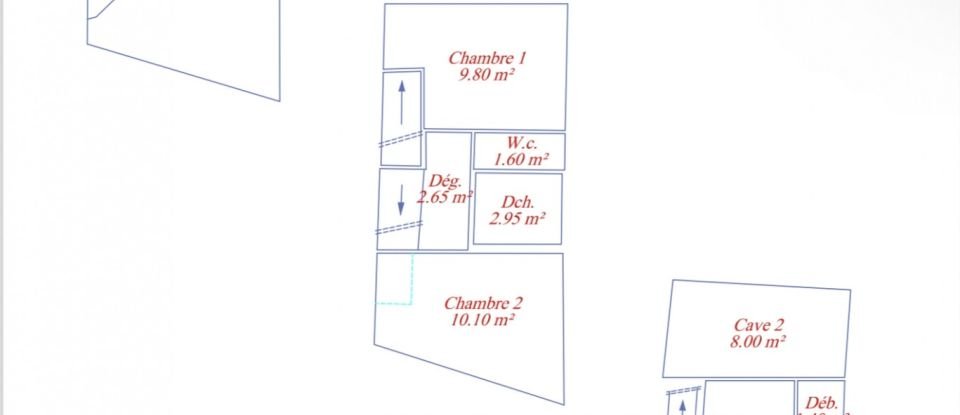 Appartement 3 pièces de 51 m² à Coursegoules (06140)