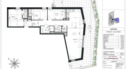 Apartment 4 rooms of 88 m² in Vannes (56000)