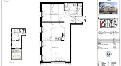 Appartement 3 pièces de 54 m² à Les Clayes-sous-Bois (78340)