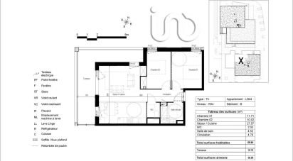 Apartment 3 rooms of 61 m² in Blagnac (31700)
