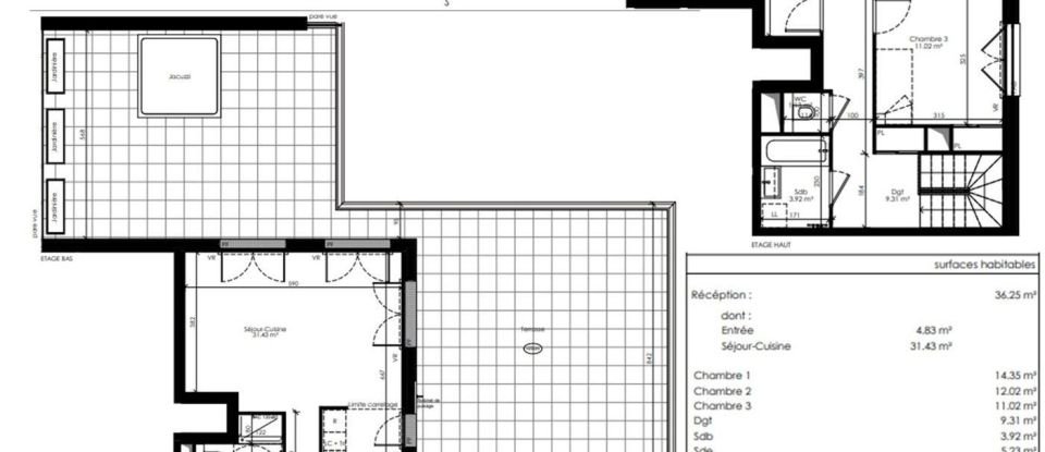Apartment 4 rooms of 93 m² in Châtenay-Malabry (92290)