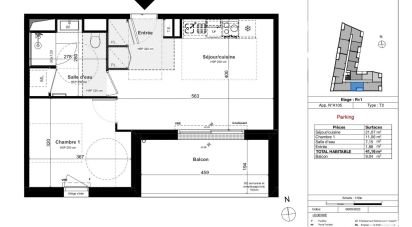 Apartment 2 rooms of 41 m² in Questembert (56230)