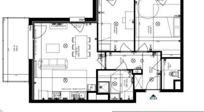 Apartment 3 rooms of 61 m² in Metz (57050)