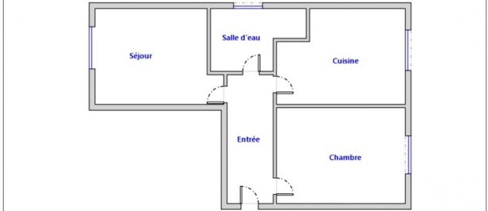 Appartement 2 pièces de 44 m² à La Garenne-Colombes (92250)