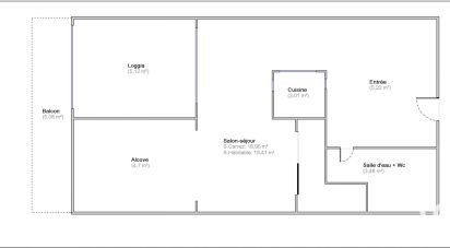 Apartment 1 room of 36 m² in Saint-Paul-lès-Dax (40990)