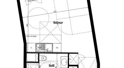 Apartment 1 room of 30 m² in Saint-Germain-en-Laye (78100)
