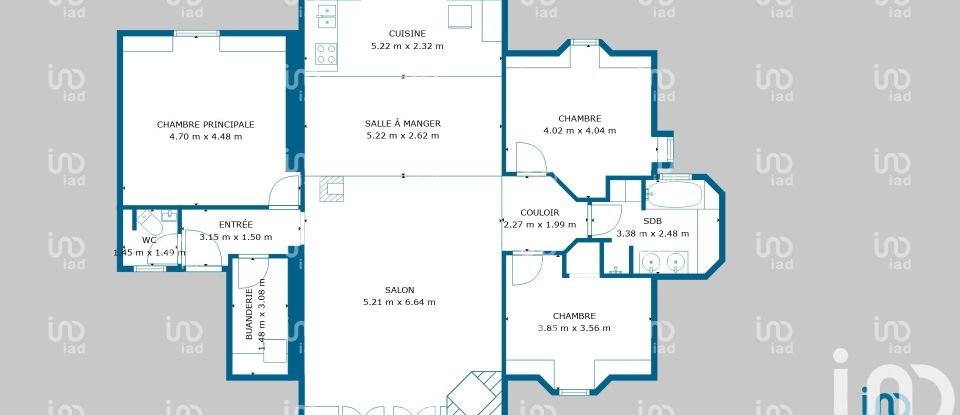 Appartement 5 pièces de 107 m² à Virieu-le-Grand (01510)