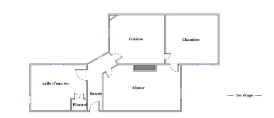 Appartement 2 pièces de 43 m² à Le Vésinet (78110)