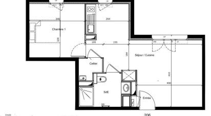 Appartement 2 pièces de 45 m² à Biscarrosse (40600)