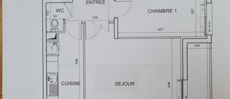 Apartment 3 rooms of 70 m² in Asnières-sur-Seine (92600)